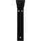 Ekena Millwork Traditional Steel Bracket, Powder Coated Black 2"W x 10"D x 10"H BKTM02X10X10TRPBL - alternate 4